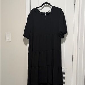 Black Tiered Dress